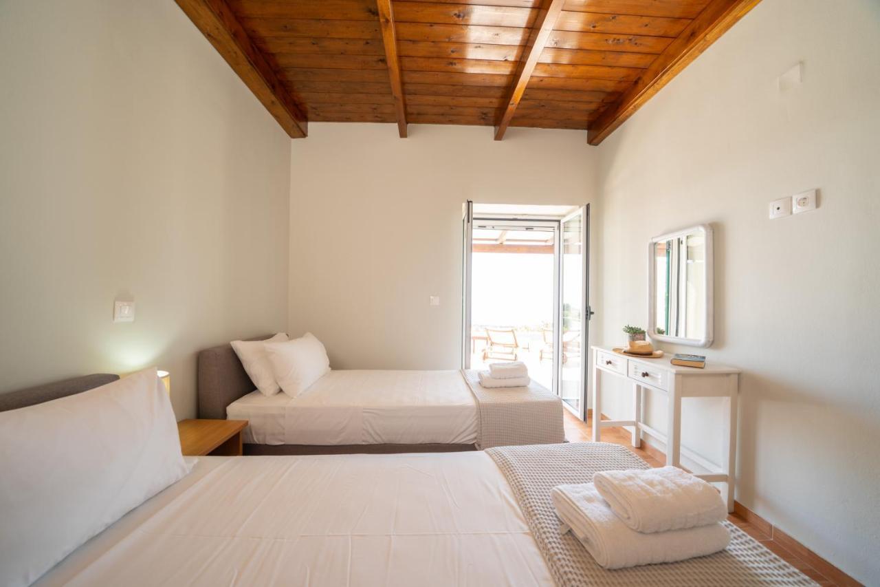 Stone Villa Eriphyle ,Private Witn Sunset View فيسكاردو المظهر الخارجي الصورة