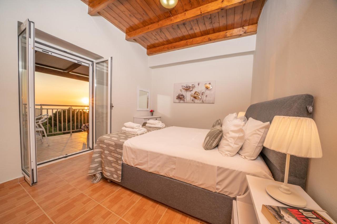 Stone Villa Eriphyle ,Private Witn Sunset View فيسكاردو المظهر الخارجي الصورة