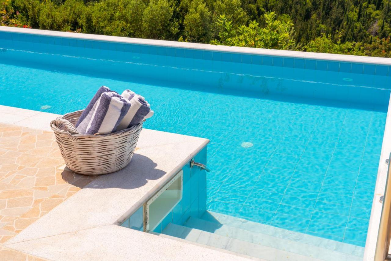 Stone Villa Eriphyle ,Private Witn Sunset View فيسكاردو المظهر الخارجي الصورة