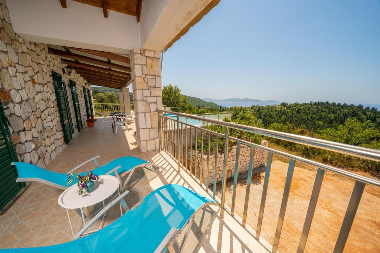 Stone Villa Eriphyle ,Private Witn Sunset View فيسكاردو المظهر الخارجي الصورة