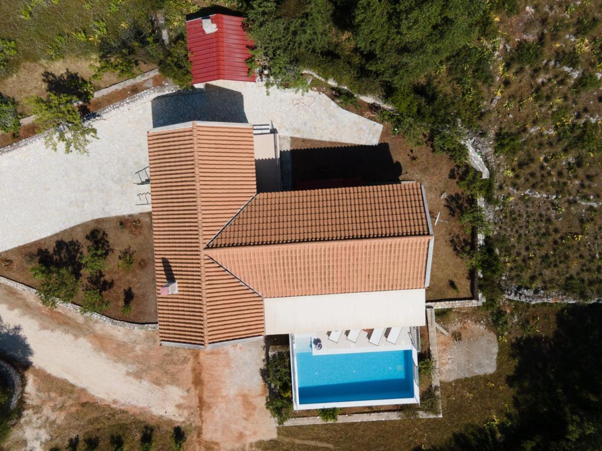 Stone Villa Eriphyle ,Private Witn Sunset View فيسكاردو المظهر الخارجي الصورة