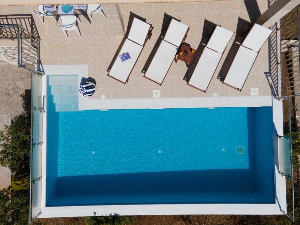 Stone Villa Eriphyle ,Private Witn Sunset View فيسكاردو المظهر الخارجي الصورة